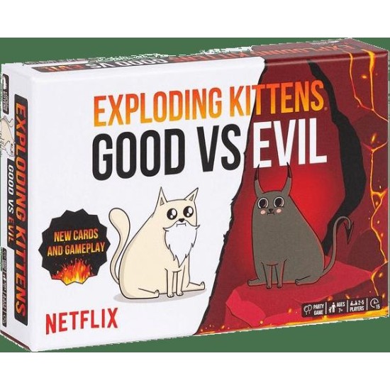 Exploding Kittens: Good Vs Evil ($23.99) - Kids