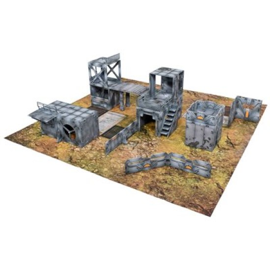 Halo Flashpoint: Deluxe Buildable 3D Terrain Set Halo Flashpoint: Deluxe Buildable 3D Terrain Set