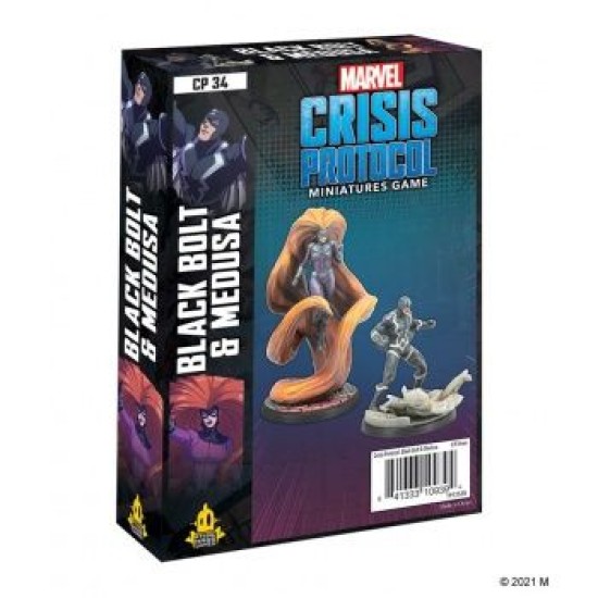 Marvel: Crisis Protocol – Black Bolt and Medusa ($46.99) - Marvel: Crisis Protocol