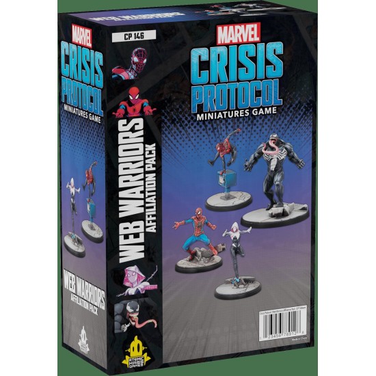 Marvel: Crisis Protocol – Web Warriors Affiliation Pack ($77.99) - Marvel: Crisis Protocol