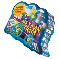 Mexican Train Deluxe Traditional Domino Set (With Dots)