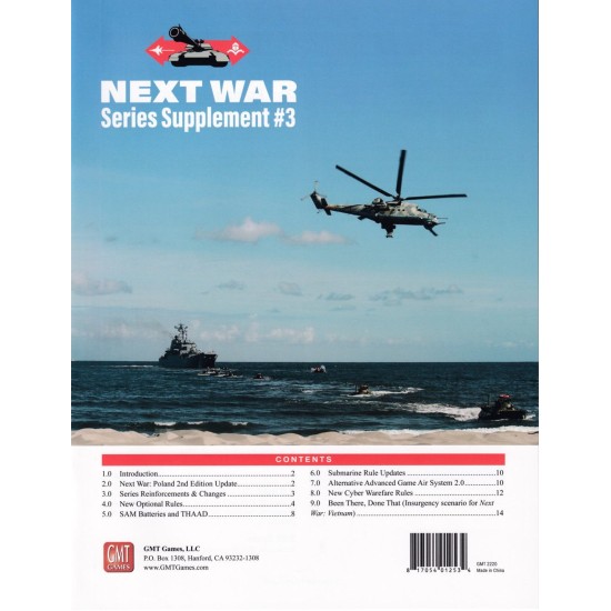 Next War: Supplement #3 ($30.99) - 2 Player
