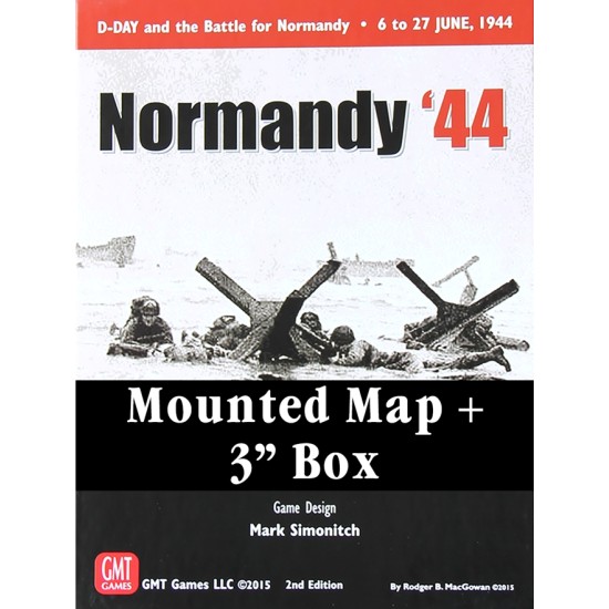 Normandy '44 Mounted Map + Box
Normandy '44 Mounted Map + Box