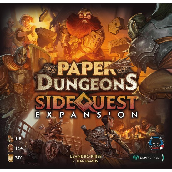 Paper Dungeons: Side Quest Expansion - Solo