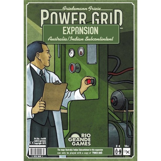 Power Grid: Recharged Australia & Indian Subcontinent ($17.99) - Strategy