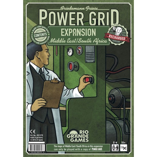Power Grid: Recharged Middle East/South Africa ($17.99) - Board Games