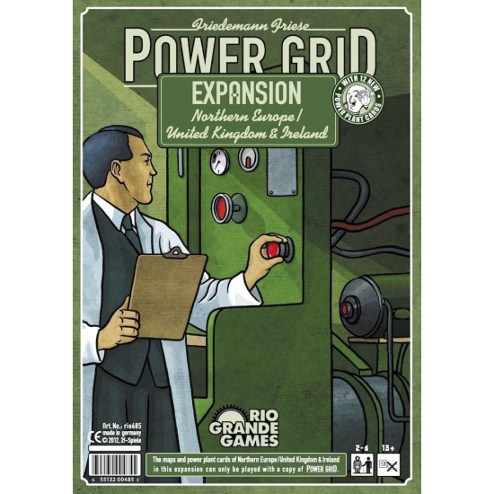 Power Grid: Recharged Northern Europe/United Kingdom & Ireland ($21.99) - Board Games