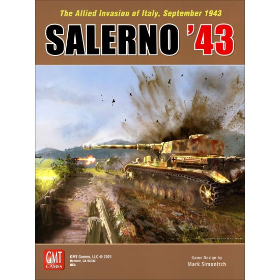 Salerno  43 Mounted Map ($21.99) - War Games