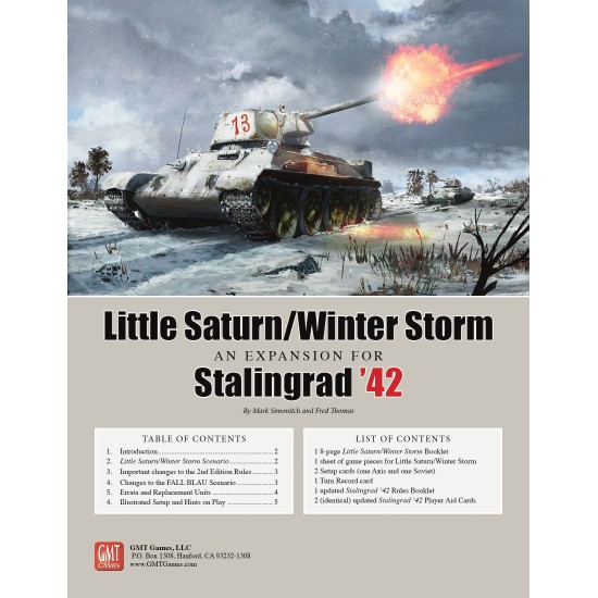 Stalingrad  42 Expansion: Operation Little Saturn and Winter Storm ($24.99) - War Games
