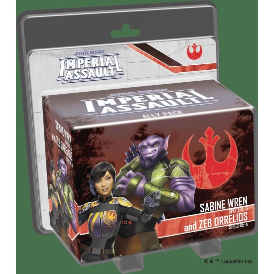 Star Wars: Imperial Assault – Sabine Wren and Zeb Orrelios Ally Pack ($19.99) - Star Wars: Imperial Assault