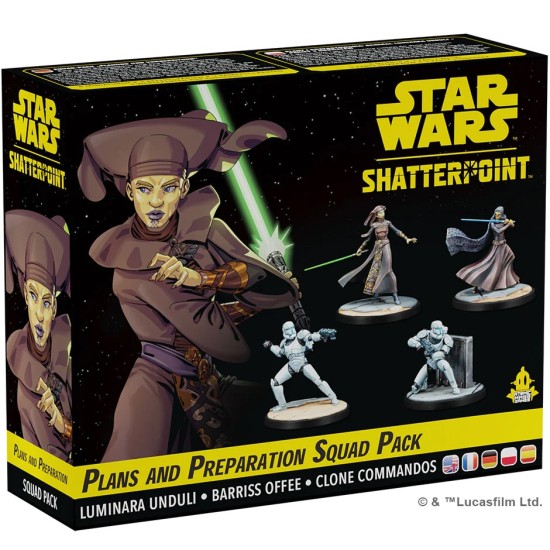 Star Wars: Shatterpoint: Plans And Preparation: General Luminara Unduli Squad Pack - Star Wars: Shatterpoint