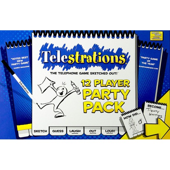Telestrations: 12 Player Party Pack ($48.99) - Party