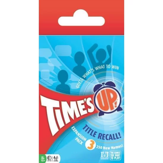 Time s Up: Title Recall – Expansion 3 - Board Games Time s Up: Title Recall – Expansion 3 ($10.99) - Board Games