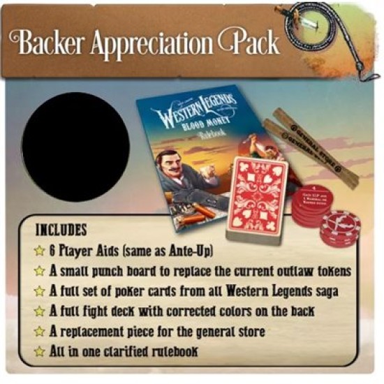 Western Legends: Blood Money Correction Pack - Board Games