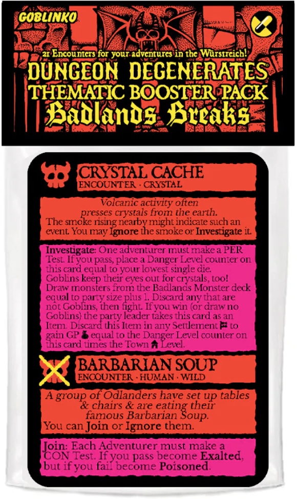 Dungeon Degenerates Badlands Breaks Booster image