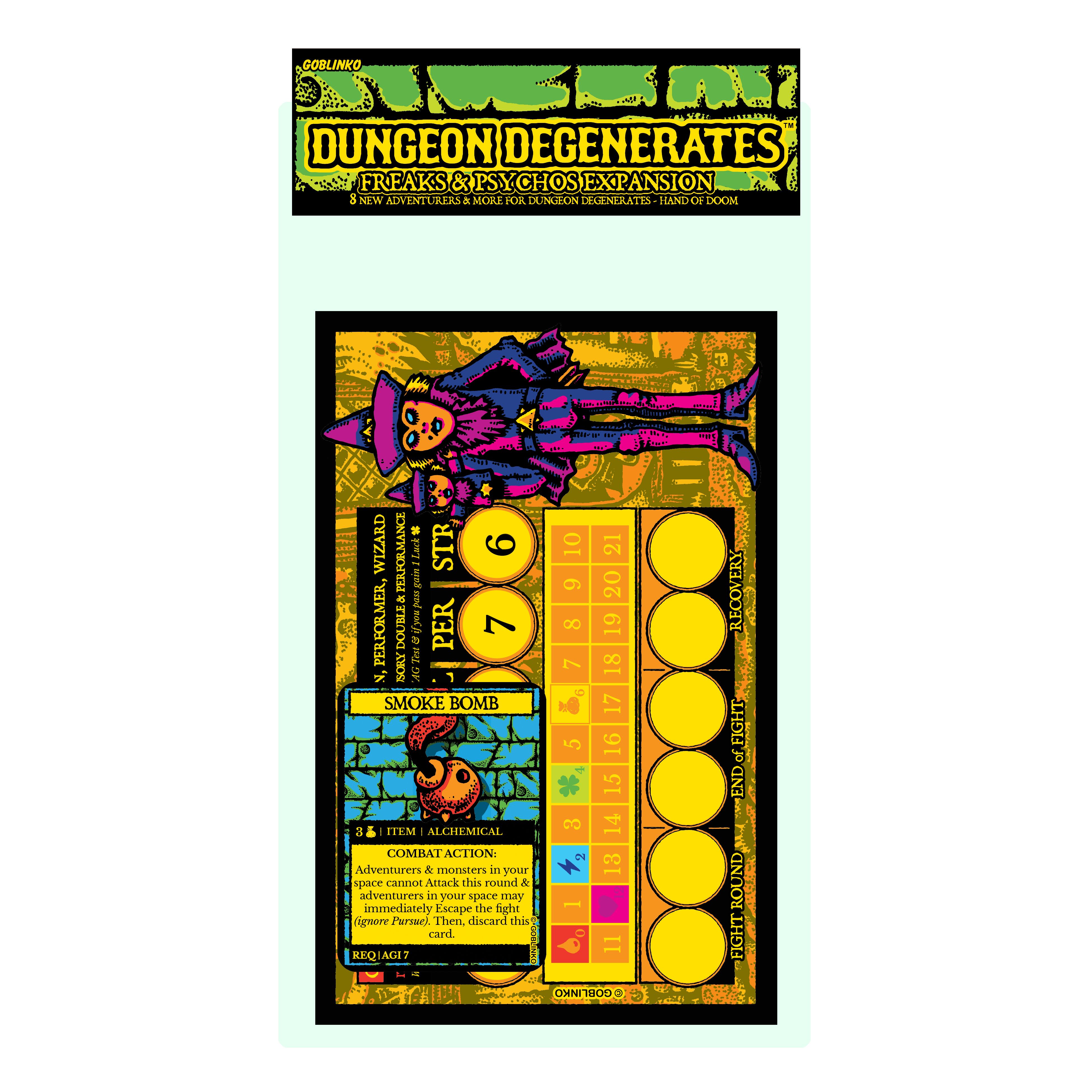 Dungeon Degenerates: Freaks & Psychos Expansion image