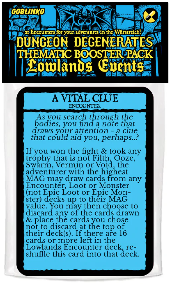 Dungeon Degenerates Lowlands Encounters Booster image