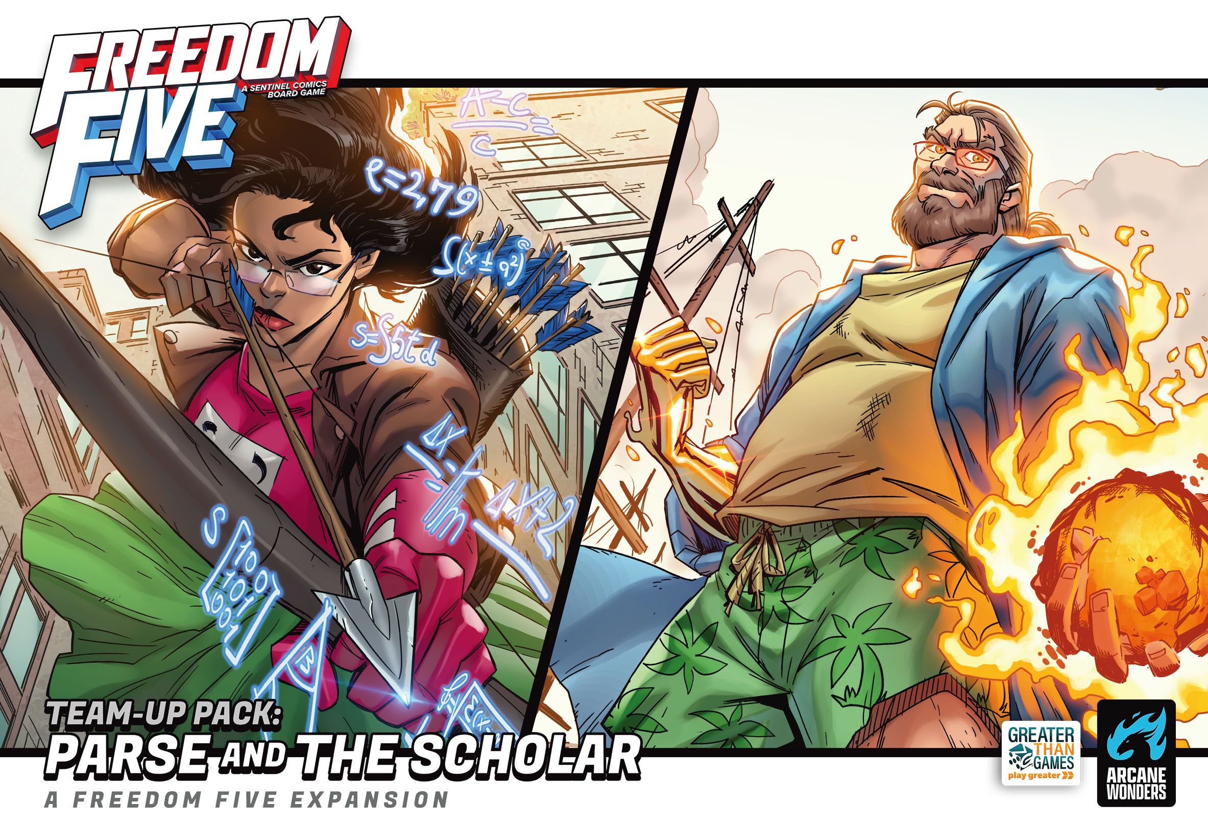 Freedom Five: Team-Up Pack – Parse And The Scholar image
