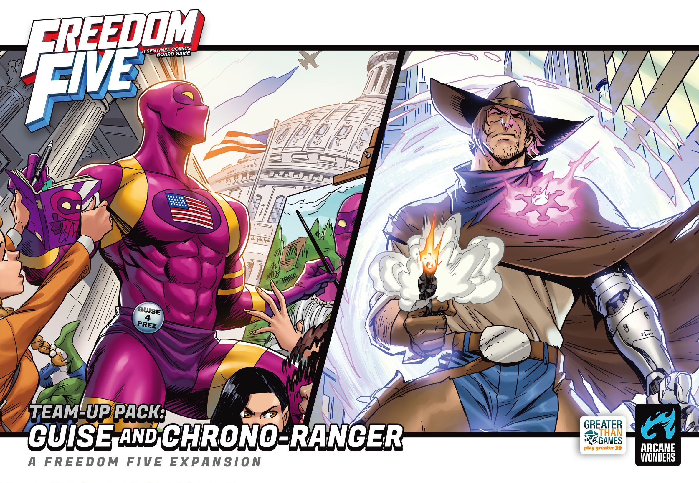 Freedom Five: Team Up Pack – Guise And Chrono-Ranger image