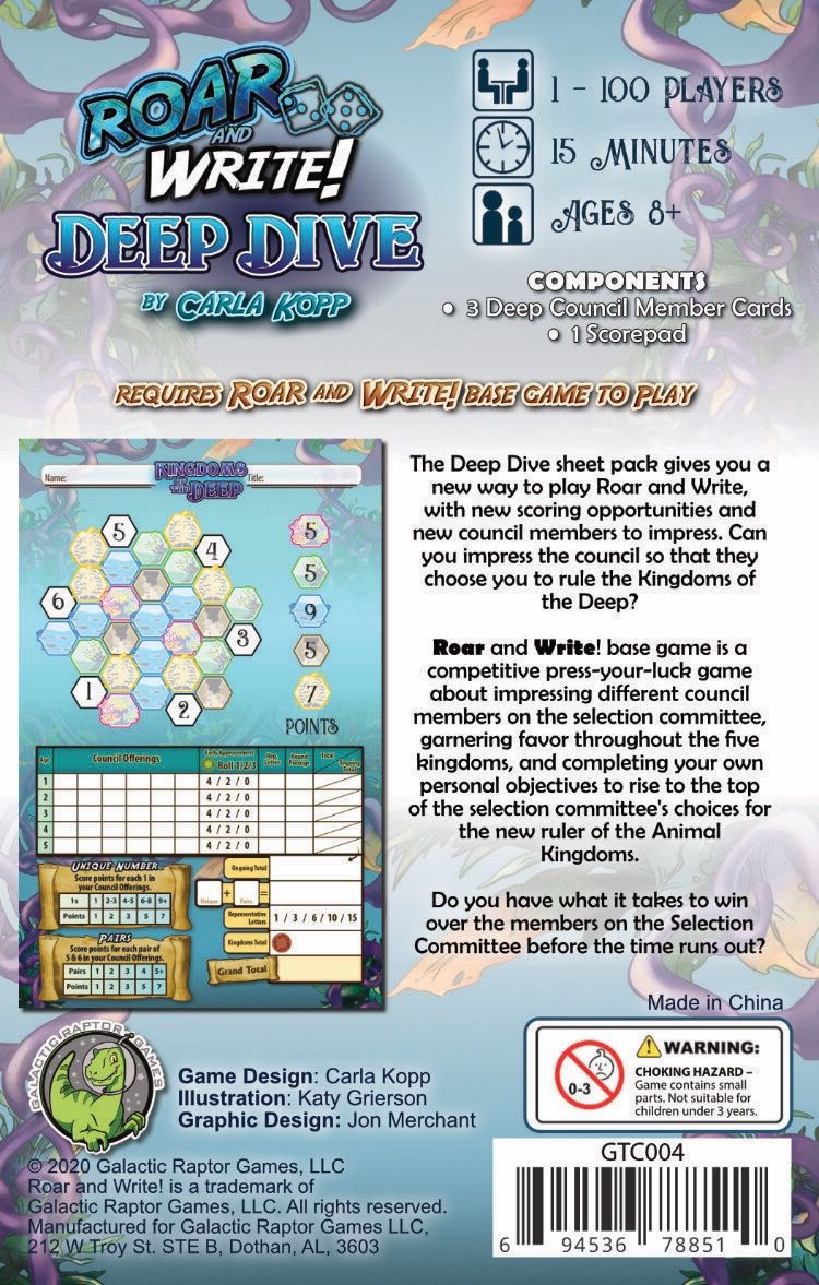Roar and Write!: Deep Dive image