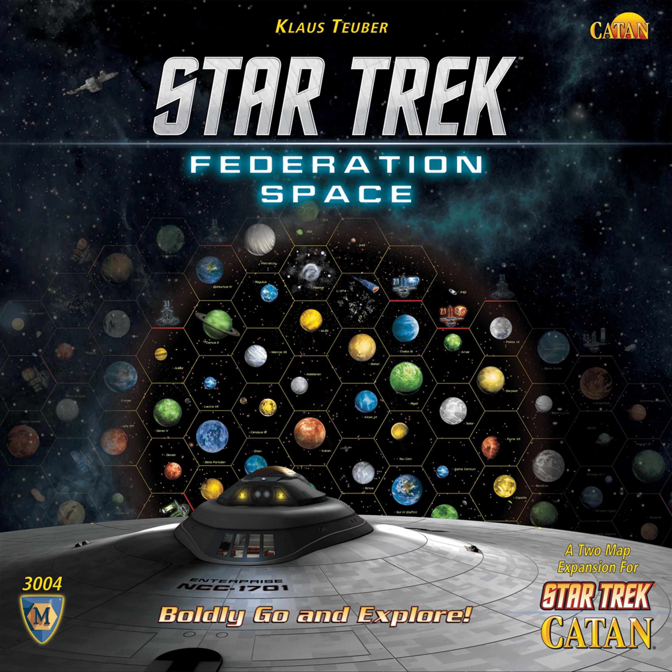 Star Trek: Catan – Federation Space Map Set image