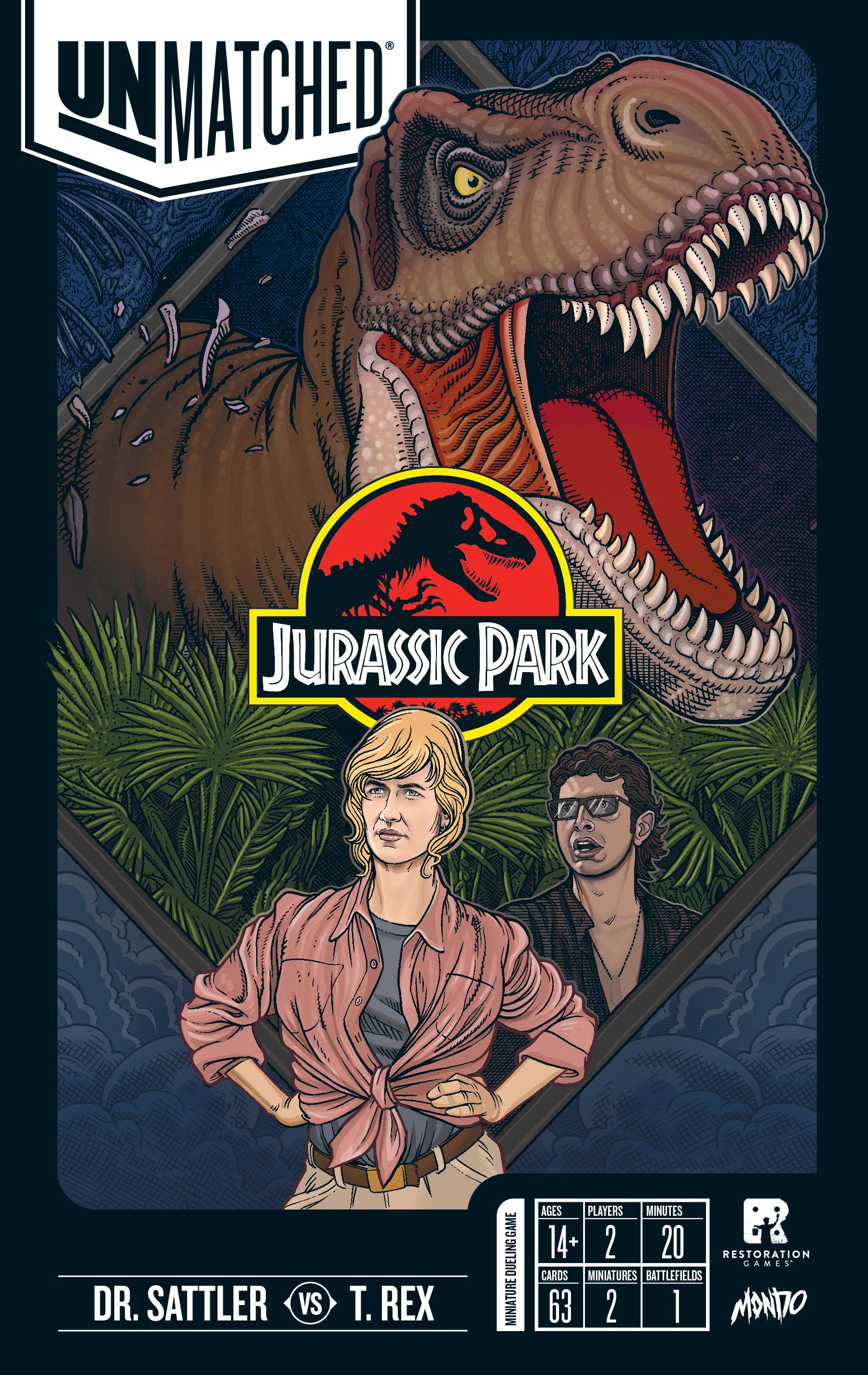 Unmatched: Jurassic Park – Dr. Sattler vs. T. Rex image