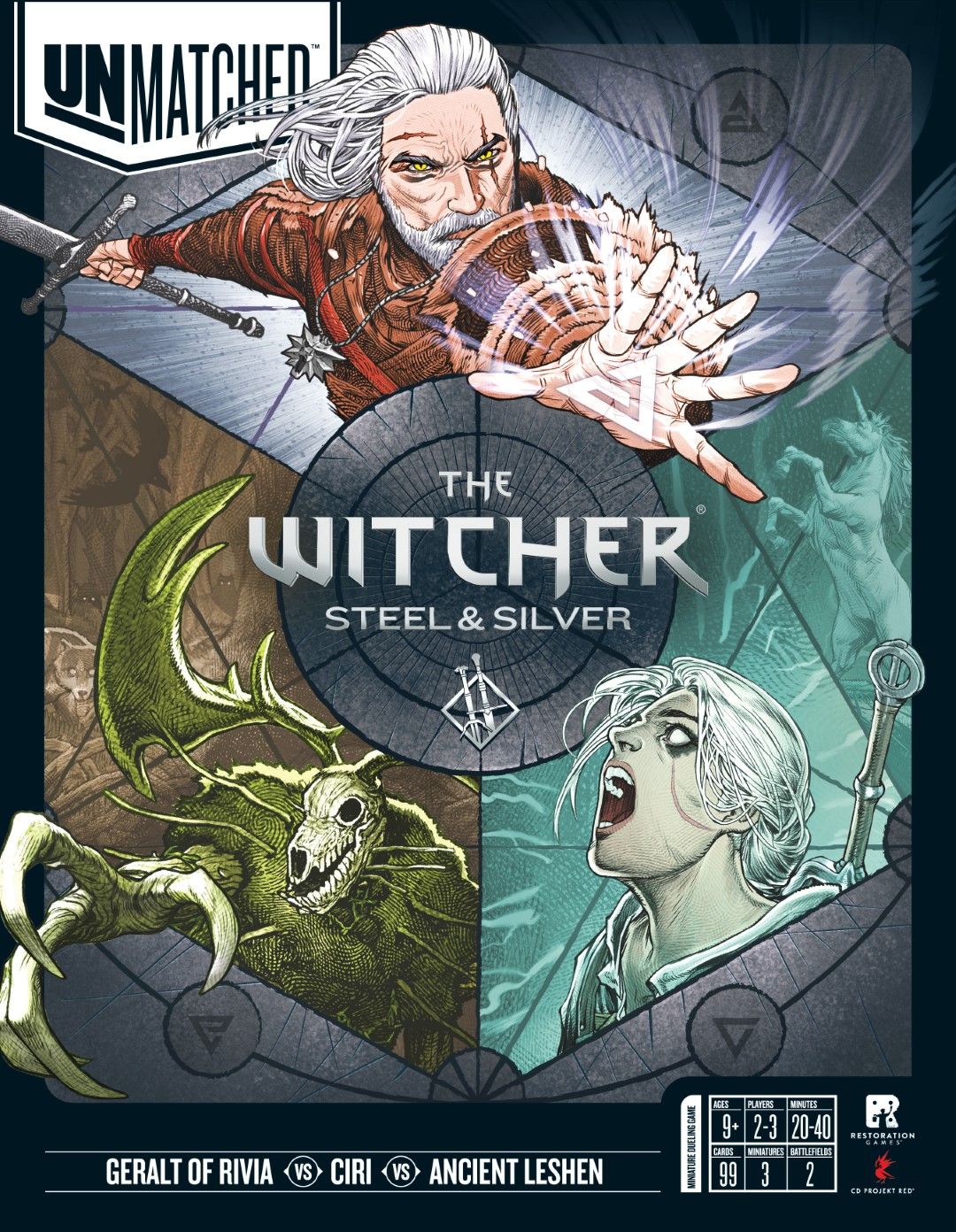 Unmatched: The Witcher – Steel And Silver image